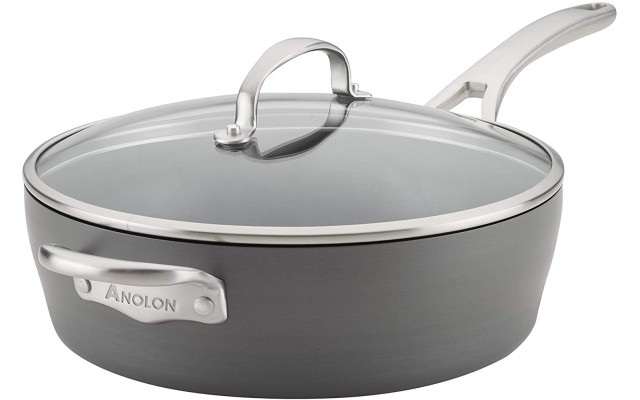  Allure Hard-Anodized Nonstick 5-Qt. Saute with Helper Handle