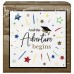 Arstyle Oval Paper Plate & Napkin Bundle, Graduation, 200-count