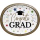 Arstyle Oval Paper Plate & Napkin Bundle, Graduation, 200-count