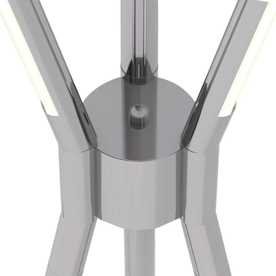  Triad Floor Lamp, Silver