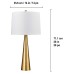 Austin 2PK Tapered Lamp Set, Gold