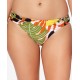 Bar III Tropical-Print Ruched Bikini Bottom, Multi, XL