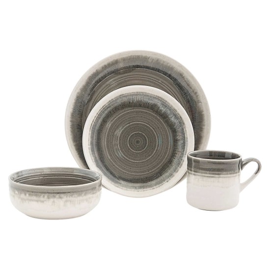  Harden 16-piece Dinnerware Set, Gray