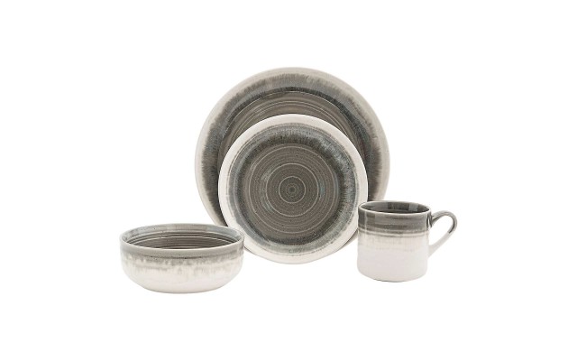  Harden 16-piece Dinnerware Set, Gray