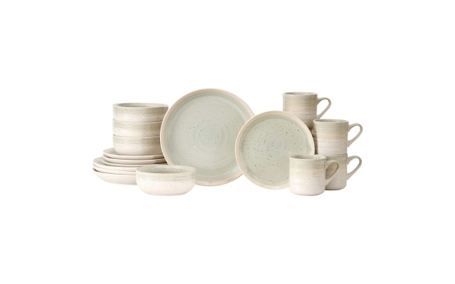  Harden 16-piece Dinnerware Set, Green