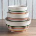 Striped Bowl Set, 3-piece