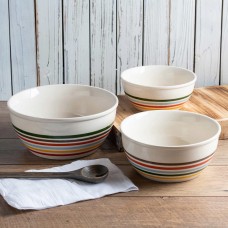 Baum Striped Bowl Set, 3-piece