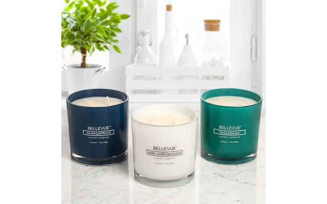  Luxury Signature Candles, 3-pack