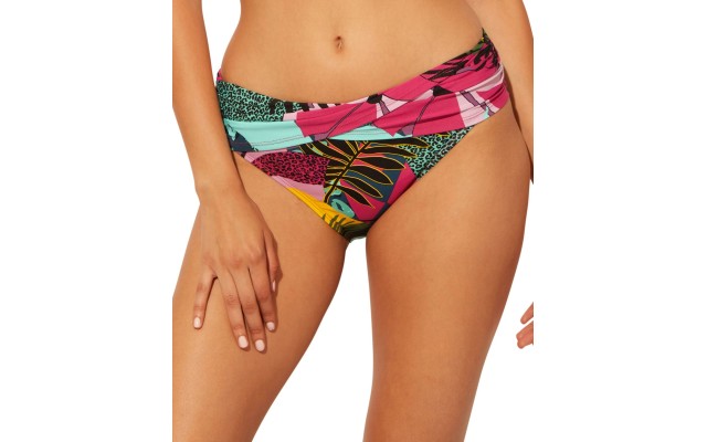 Bleu by Rod Beattie Sarong Hipster Bikini Bottoms,Multi,10