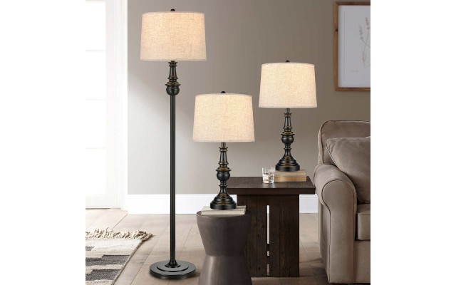 Brighten 3-piece Lamp Set