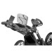  3-wheel Golf Cart with Swivel Front Wheel, Gray