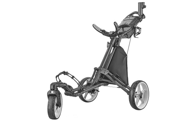  3-wheel Golf Cart with Swivel Front Wheel, Gray