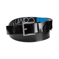 Calvin Klein Ck Leather Belt (Black, L)