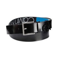 Calvin Klein Ck Leather Belt (Black, L)