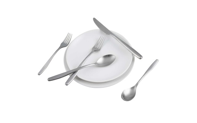  Averie Satin 20-piece Forged Flatware Set