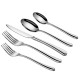  Rain II Series 103-piece Stainless Steel 18/10 Forged Flatware Set