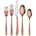 Cangshan Rain II Series 20-piece Stainless Steel 18/10 Forged Antique Copper Finish Flatware Set