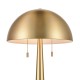 Carmel Tapered Table Lamp with Metal Dome Shade, Gold