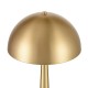 Carmel Tapered Table Lamp with Metal Dome Shade, Gold