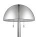 Carmel Tapered Table Lamp with Metal Dome Shade, Silver