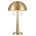 Carmel Tapered Table Lamp with Metal Dome Shade, Gold