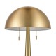 Carmel Tapered Table Lamp with Metal Dome Shade, Gold