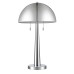 Carmel Tapered Table Lamp with Metal Dome Shade, Silver