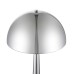 Carmel Tapered Table Lamp with Metal Dome Shade, Silver