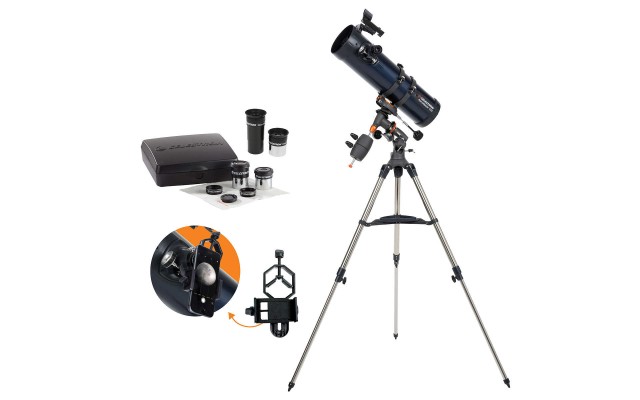  AstroMaster 130EQ with Eyepiece Kit & Smartphone Adapter