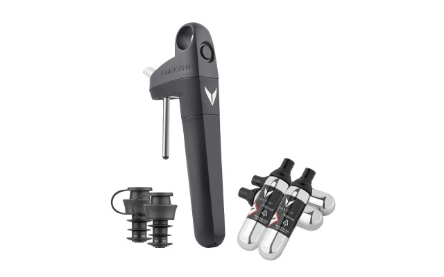  Pivot Wine Preservation System, 7-piece, Black