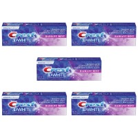 Crest 3D White, Whitening Toothpaste Radiant Mint, 3.0 oz, 5 pack