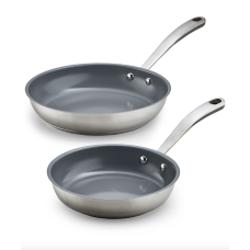 Culinary Science by Martha Stewart Collection 2-Pc. Fry Pan Set