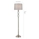 Dashwood Oval Crystal Floor Lamp