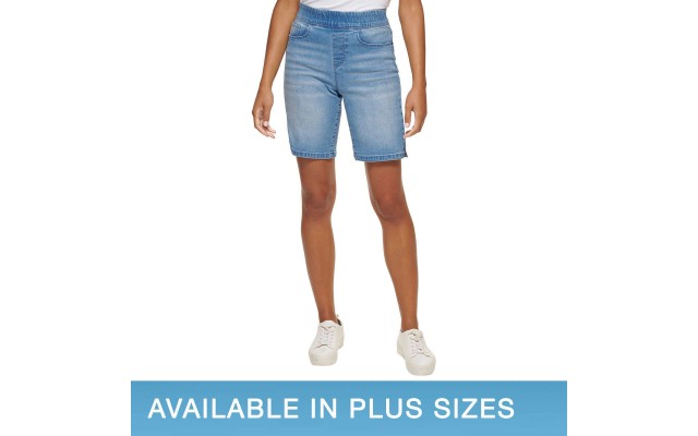 DKNY Jean Ladies' Bermuda Short, Light Blue, 3X