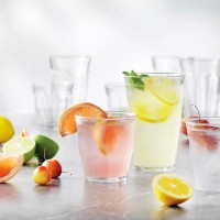 Duralex Picardie Tempered Drinking Glasses, 16-piece