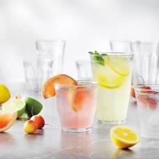 Duralex Picardie Tempered Drinking Glasses, 16-piece