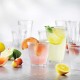  Picardie Tempered Drinking Glasses, 16-piece