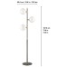 Eclipse Glass Globe Floor Lamp