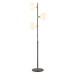 Eclipse Glass Globe Floor Lamp
