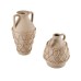  Natural Stoneware Vase Set, 2-piece