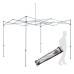 Eurmax Standard 10×10 Easy Pop Up Canopy Tent White With 4-Pack Sand Weight Bags