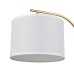 Everett Downbridge Floor Lamp, Gold