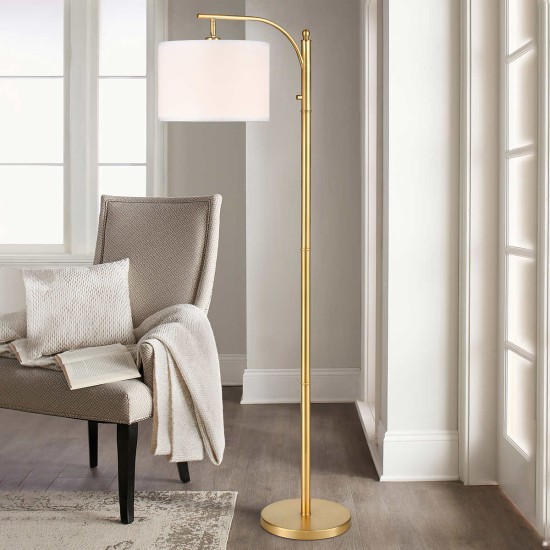 Everett Downbridge Floor Lamp, Gold