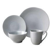 Fortessa Heirloom 16-piece Dinnerware Set, Gray