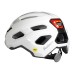  Gear & Gravel Lumiere Adult Bike Helmet with MIPs, White