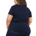  Ladies' Americana Tee, Blue, XX-Large