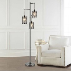 Gisele Crystal 3 Arm Floor Lamp