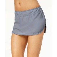 Go by Gossip Solid Swim Skirt Women’s Swimsuit (Gray, S)