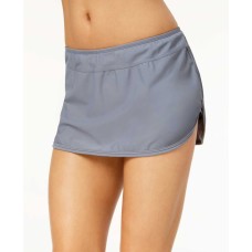 Go by Gossip Solid Swim Skirt Women’s Swimsuit (Gray, S)