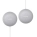  Mini (2nd Gen) Smart Speaker Powered by Google Assistant, Chalk, 2-pack
